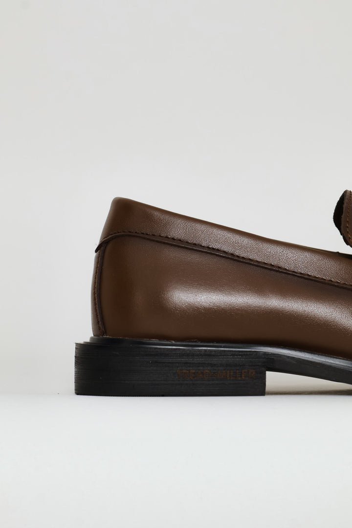 Leather Formal Penny Moccasin - Chocolate