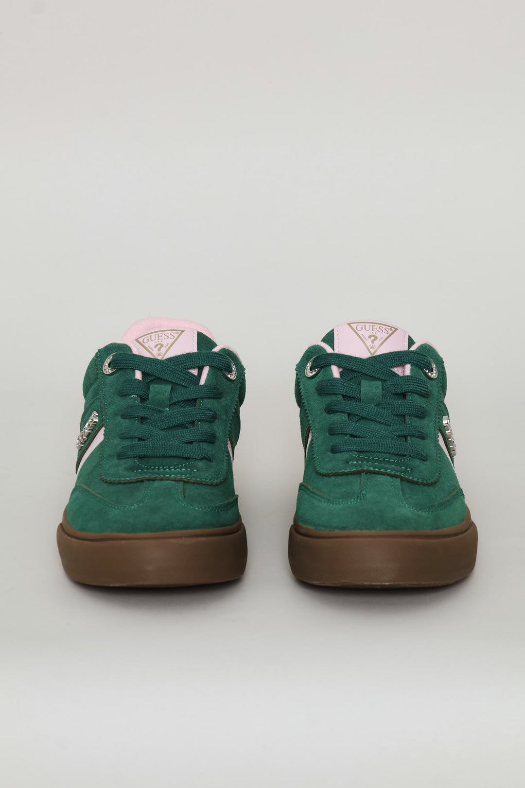 Mock Suede Gumsole Sneaker - Green