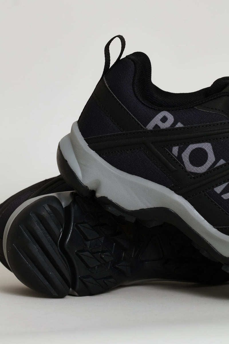 New Sherman Xv Hiker Lace Up Shoe - Black