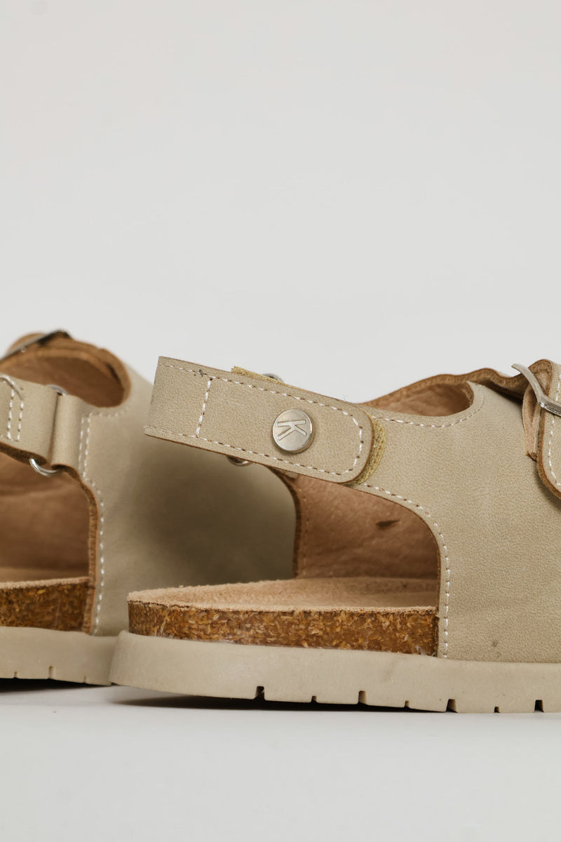 Keedo Boys Classic Health Sandal - Ecru
