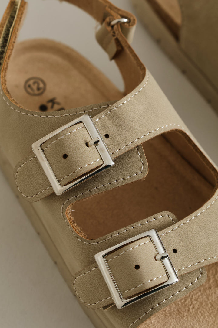 Keedo Boys Classic Health Sandal - Ecru