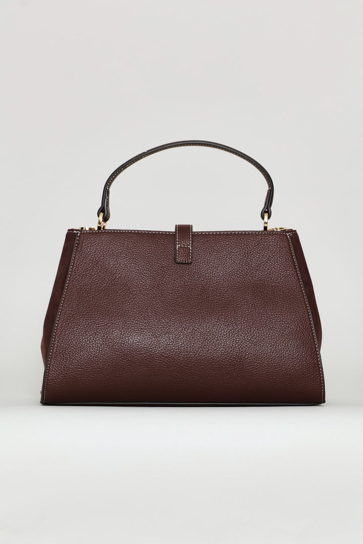 Rudie Satchel Bag - Chocolate