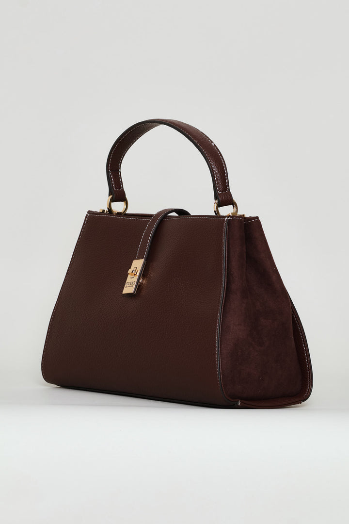 Rudie Satchel Bag - Chocolate