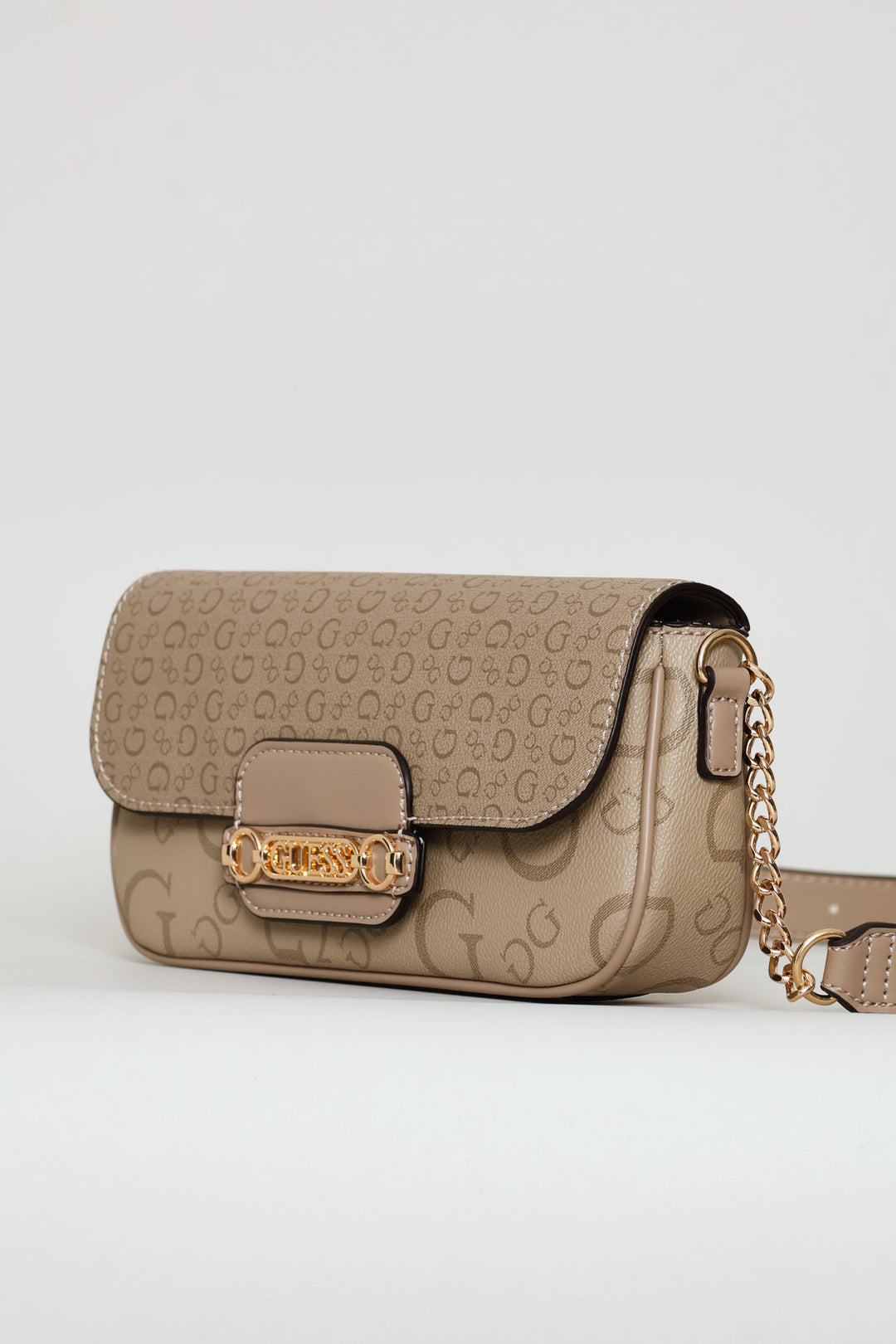 Daisee Flap Crossbody Bag - Taupe
