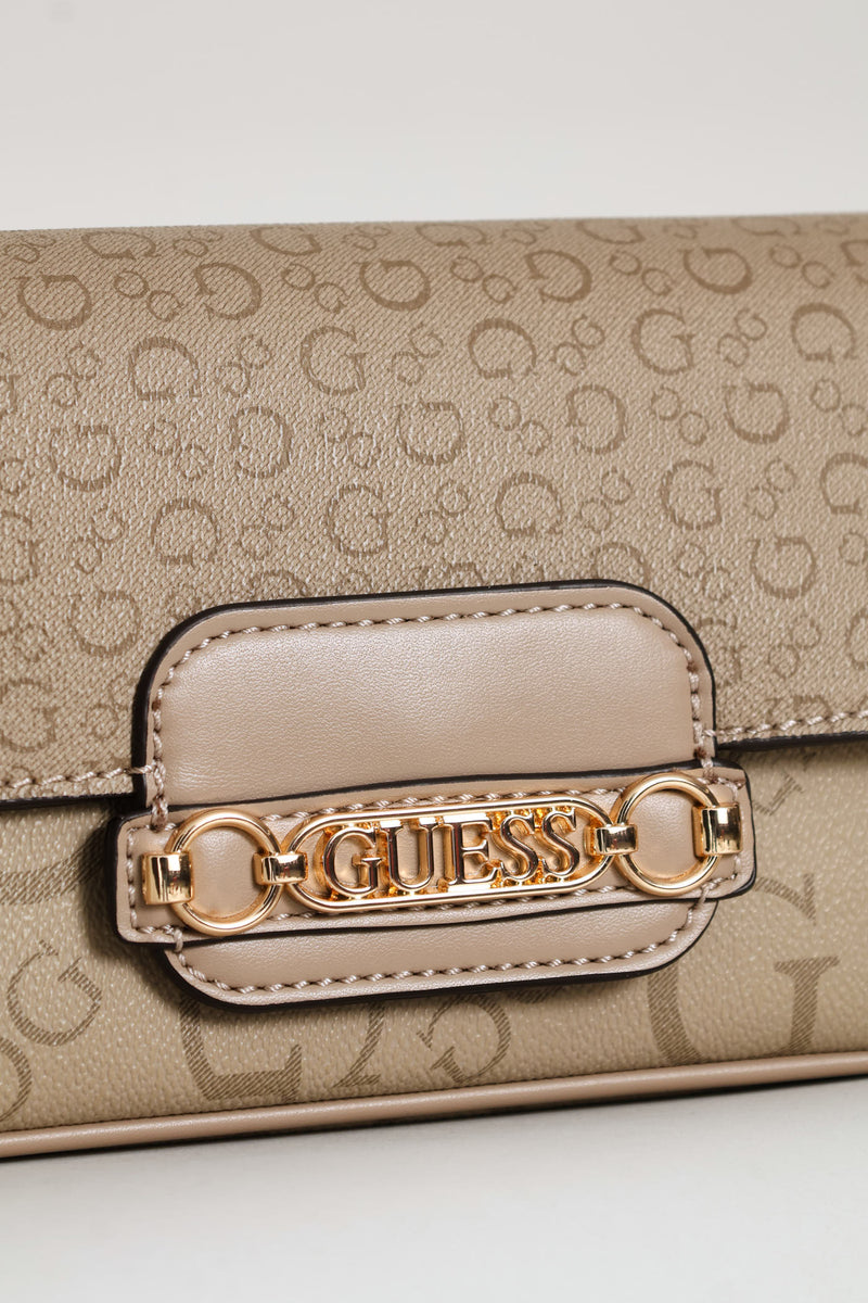 Daisee Flap Crossbody Bag - Taupe
