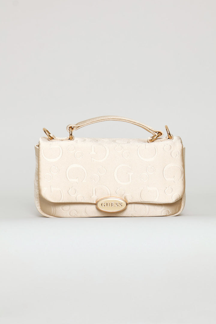 Sunset Boulevard Top Handle Crossbody Bag - Champagne
