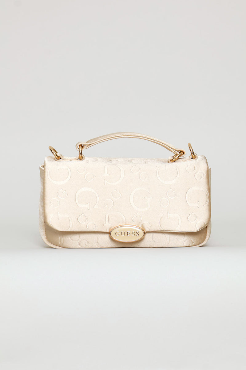 Sunset Boulevard Top Handle Crossbody Bag - Champagne