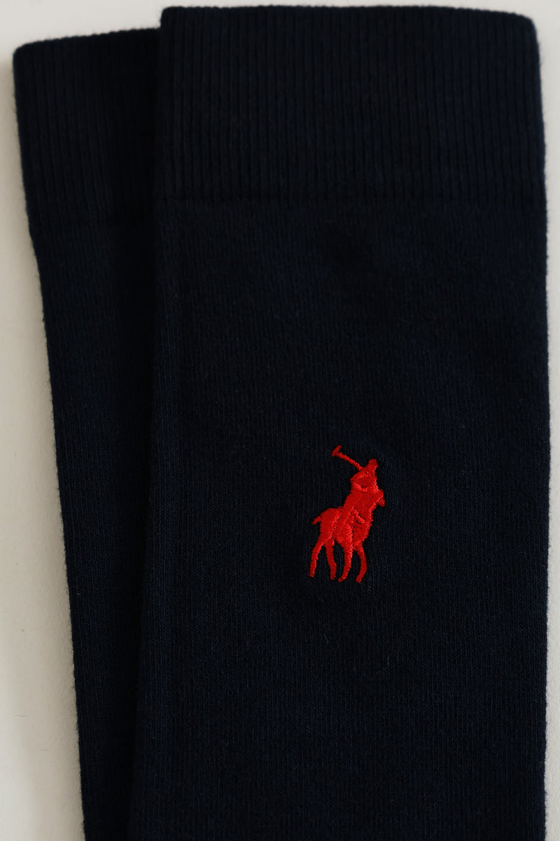 Single Anklet Socks - Navy