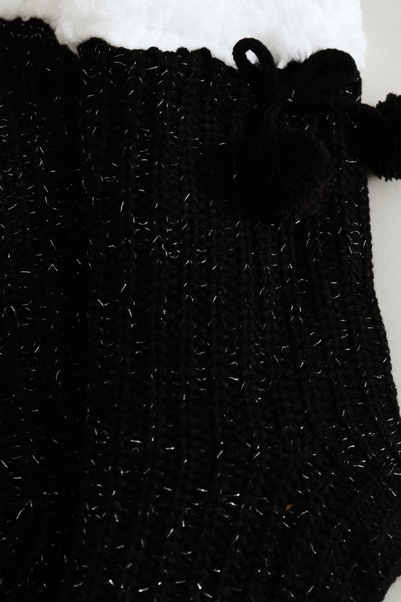 Winter Bed Socks - Black