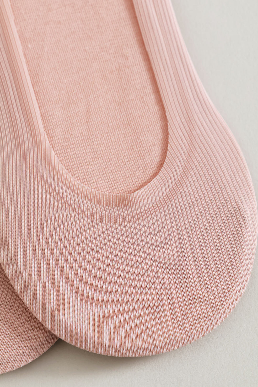 2 Pack Ribbed Silicone Socks - Pink