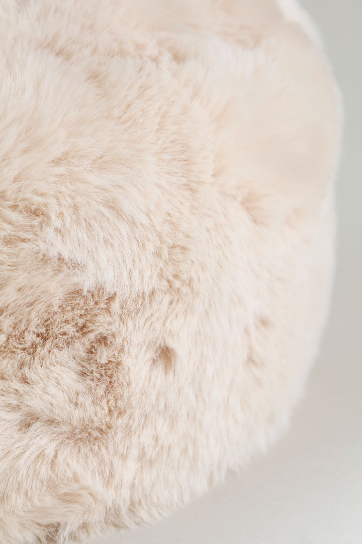 Faux Fur Cossack Hat - Cream