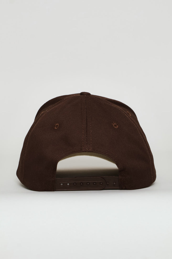 3D Embroidery Cap - Chocolate