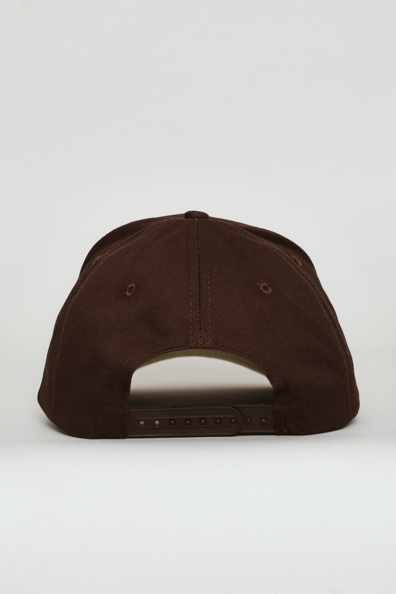 3D Embroidery Cap - Chocolate