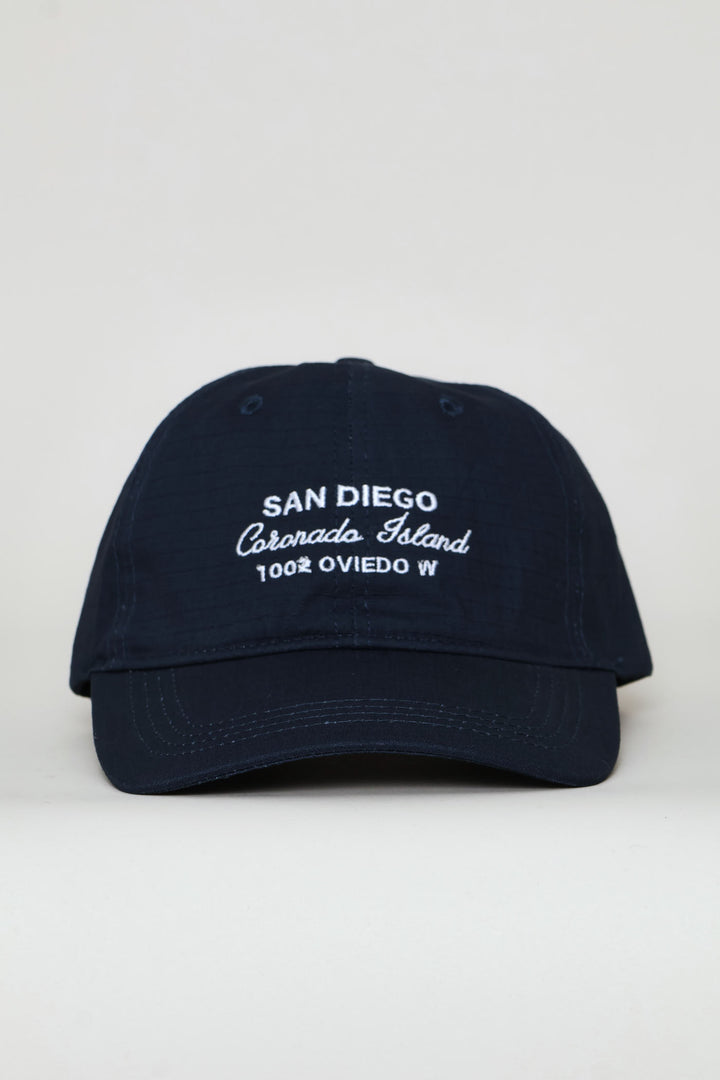 Embroidered Cap - Navy