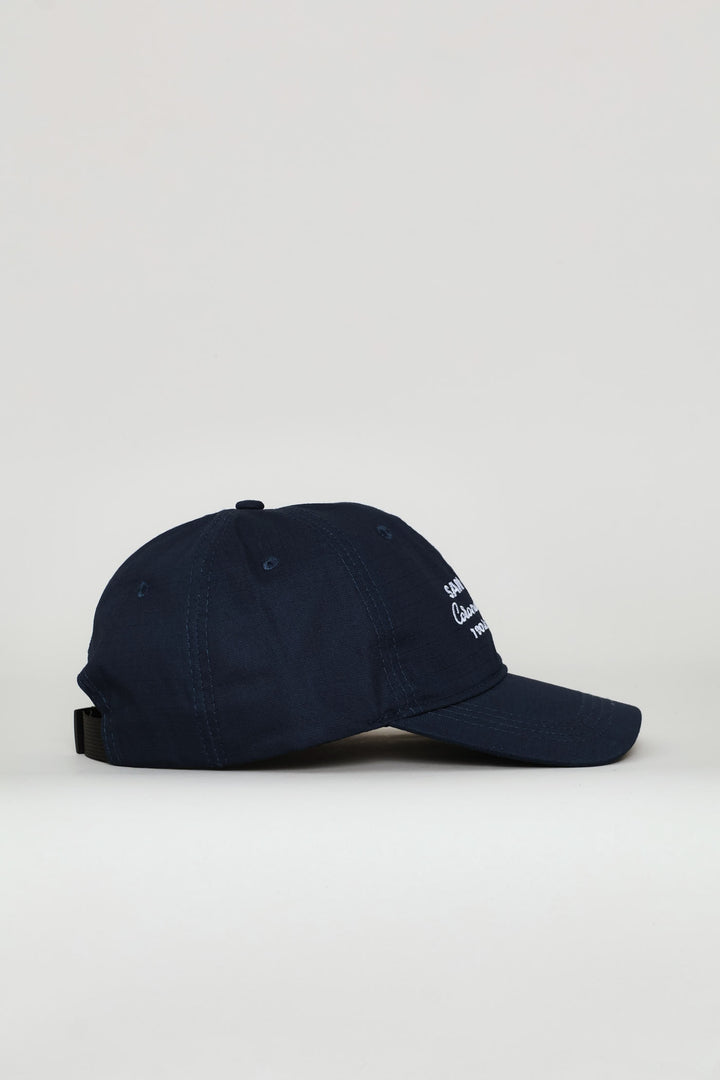 Embroidered Cap - Navy