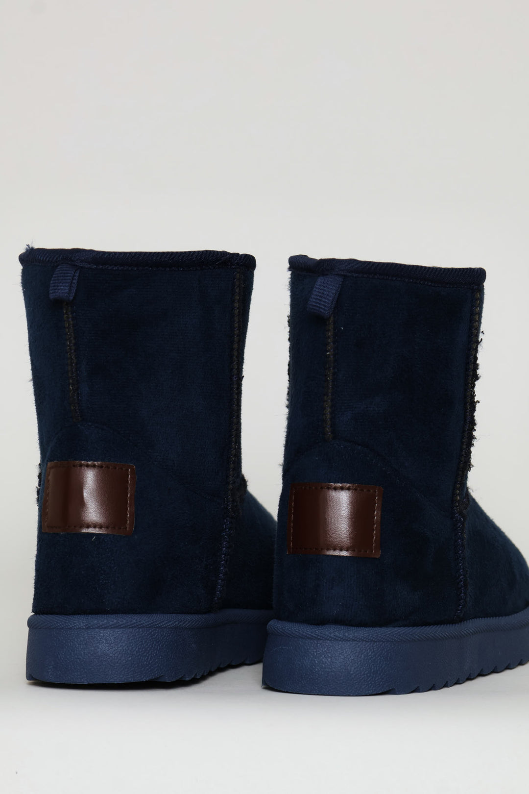 Boys Slipper Boot - Navy