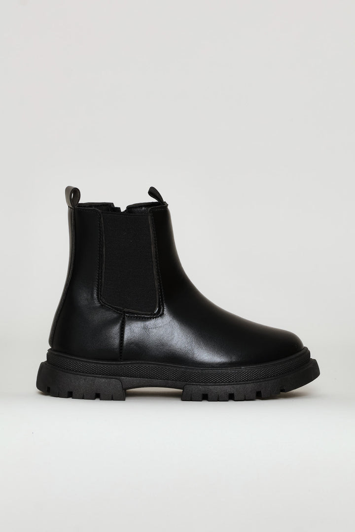 Girls Chelsea Boot - Black