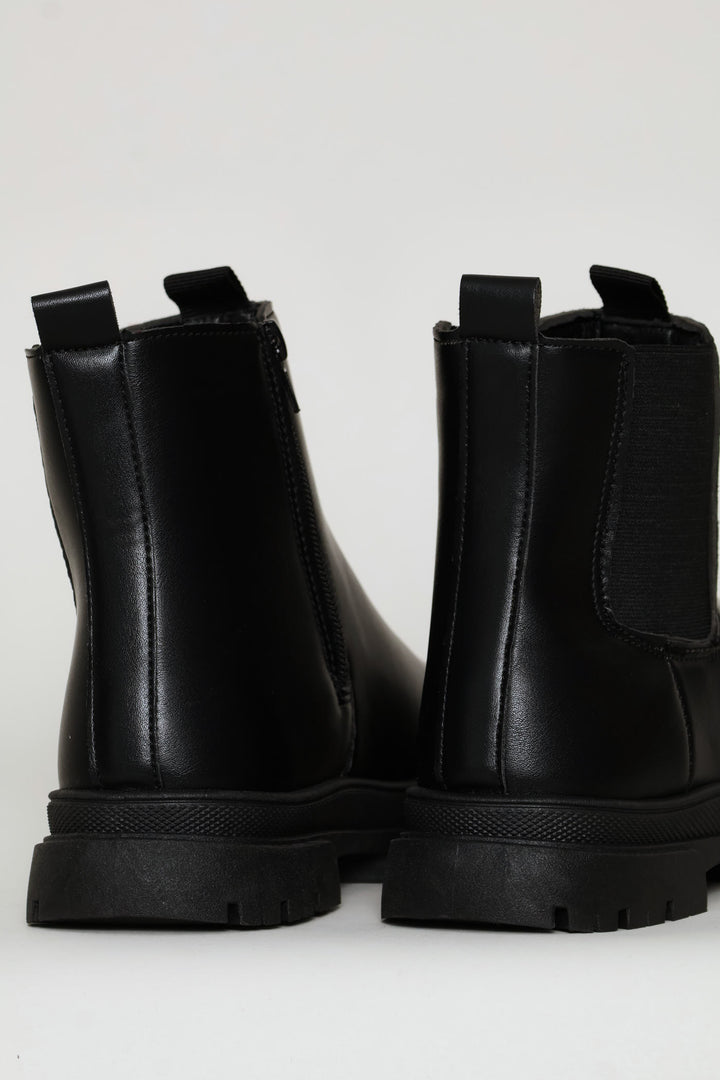 Girls Chelsea Boot - Black