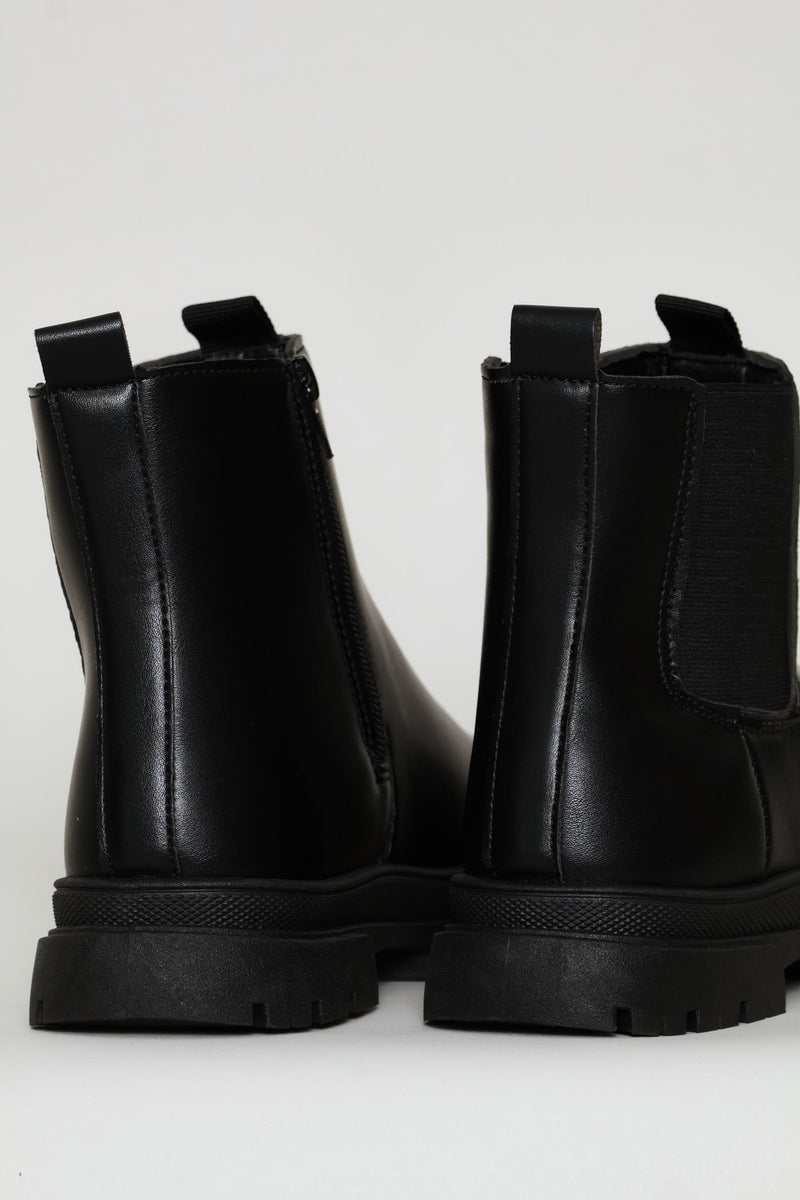 Girls Chelsea Boot - Black