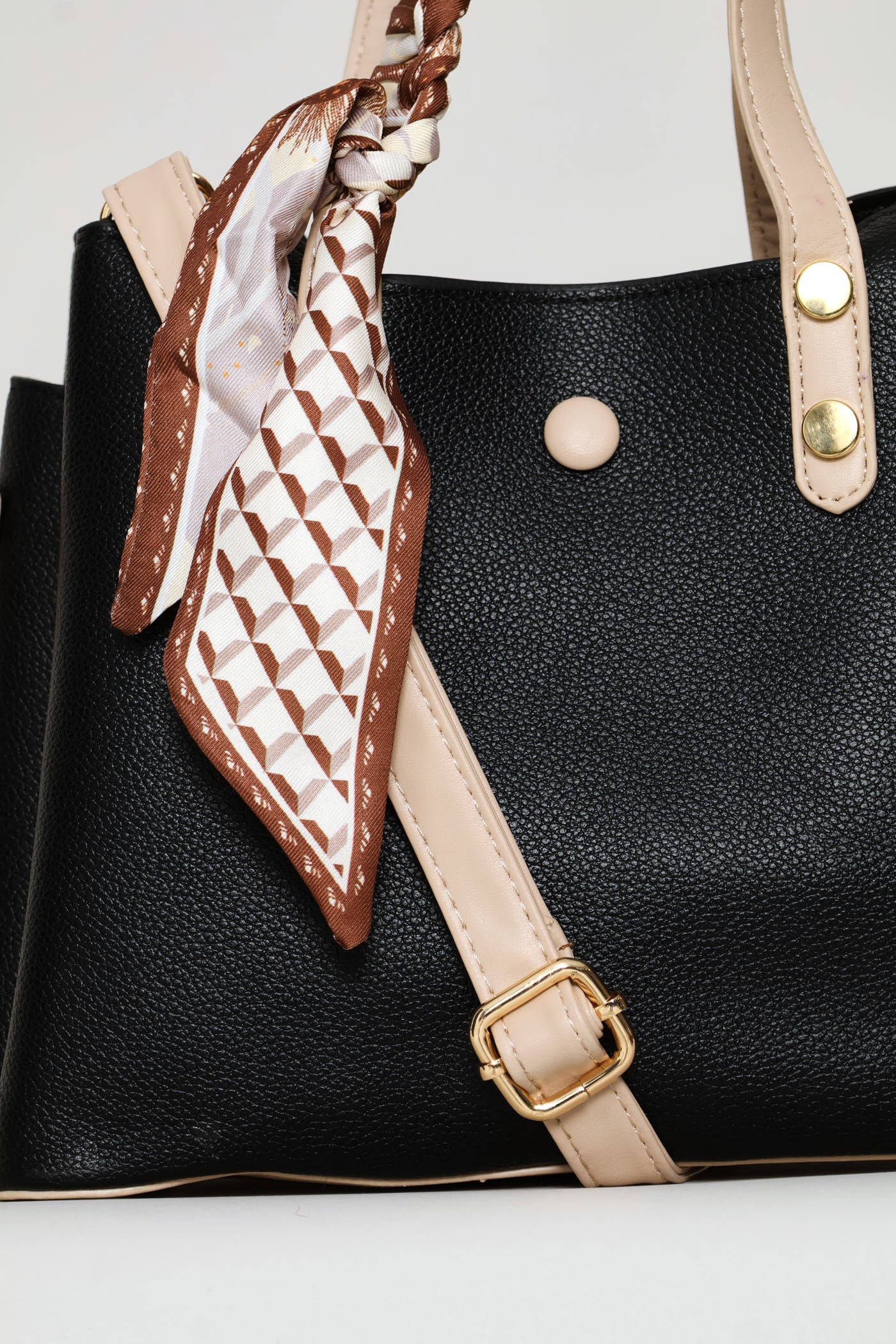 Ladies Ribbon Handle Crossbody Bag - Black – Edgars