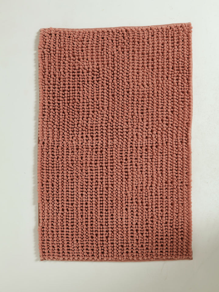 Norfolk Micro-Chenille Bathmat 50x80cm - Coral Pink
