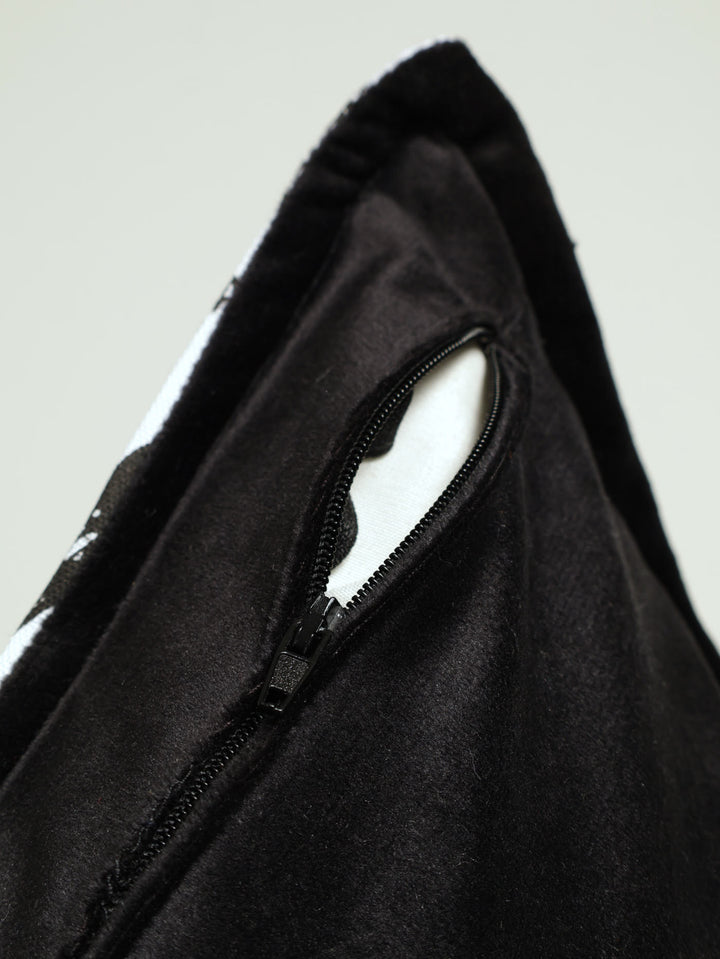 Cross Hatch Scatter Cushion - Black