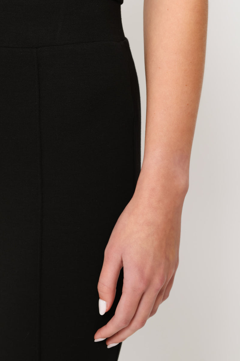 Soft Touch Flare Leg Pants - Black