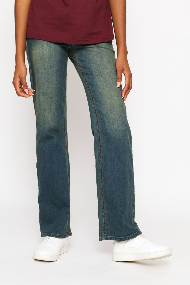 Supersoft Boot Leg Denim Jean - Tea Stain