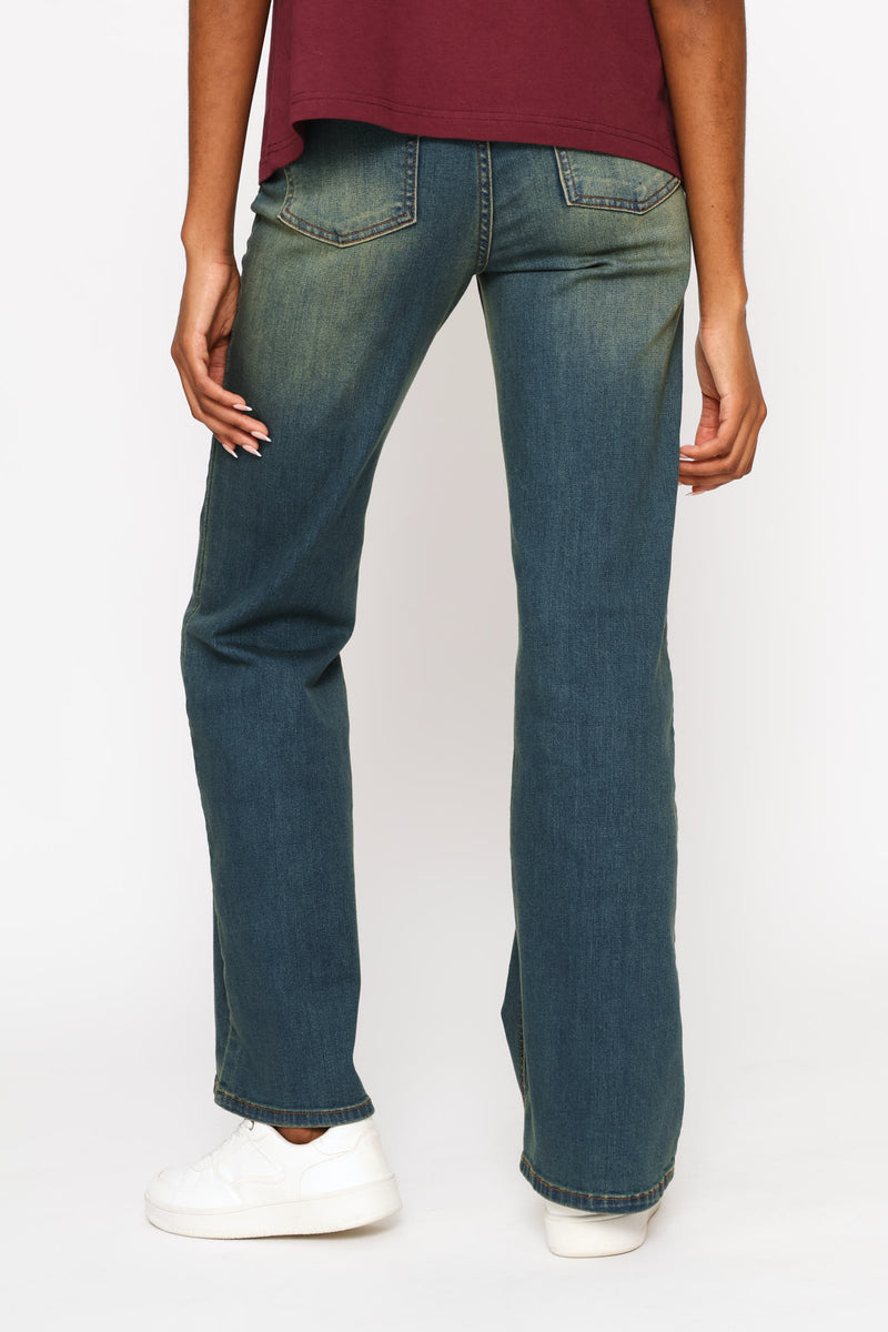 Supersoft Boot Leg Denim Jean - Tea Stain