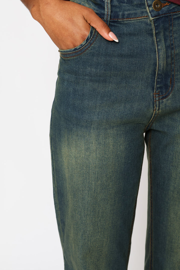 Supersoft Boot Leg Denim Jean - Tea Stain