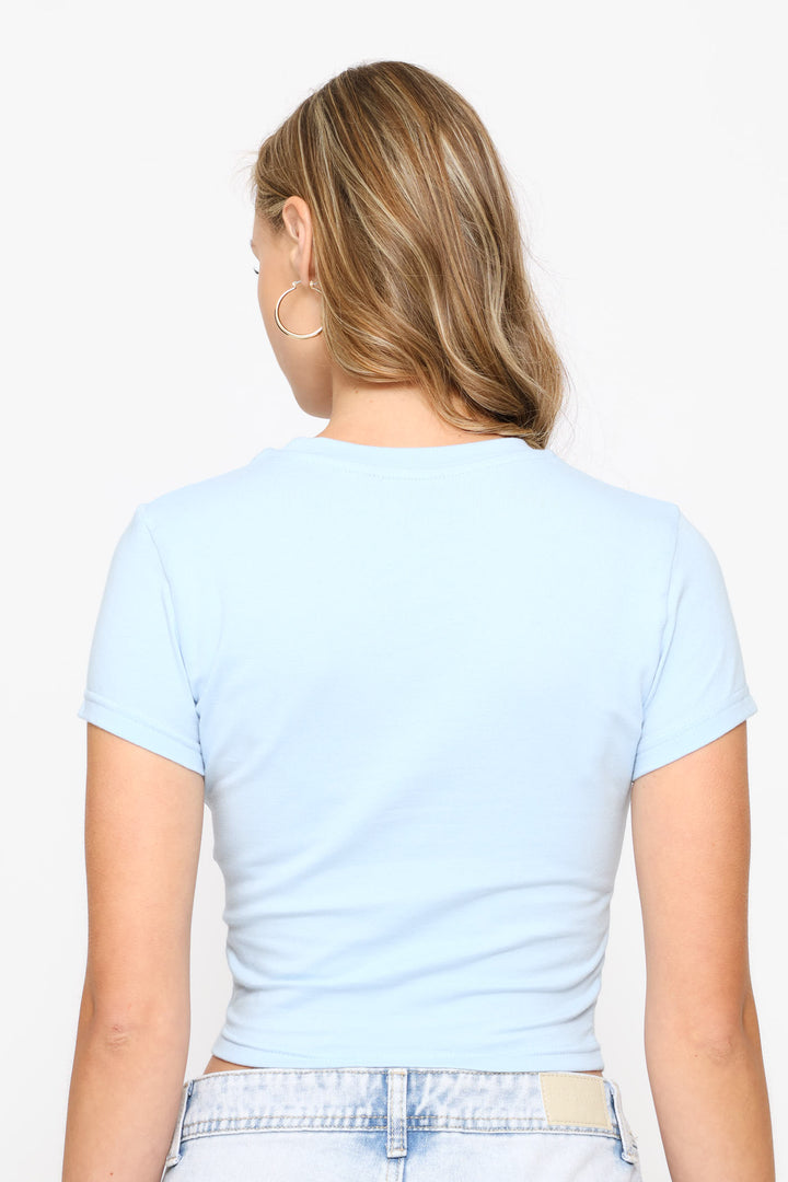 Basic Baby Tee - Light Blue