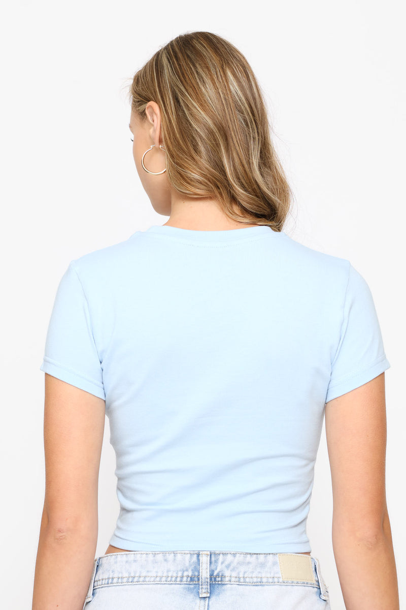 Basic Baby Tee - Light Blue
