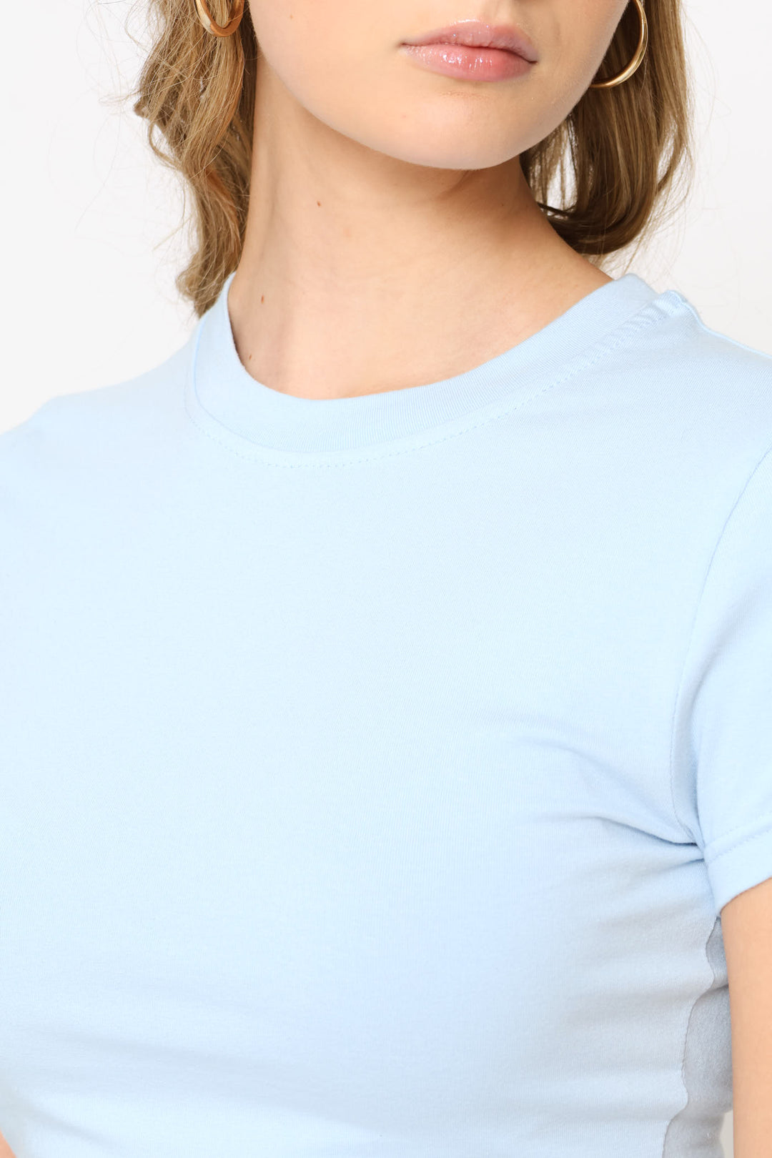 Basic Baby Tee - Light Blue