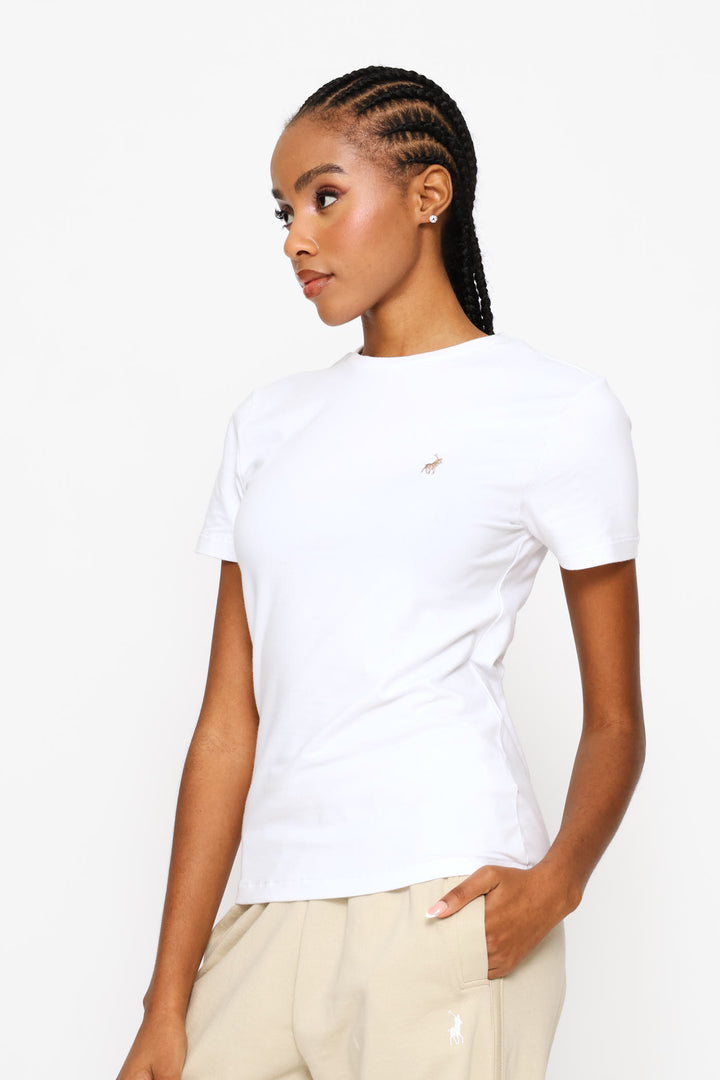 Allie Short Sleeve T-Shirt - White