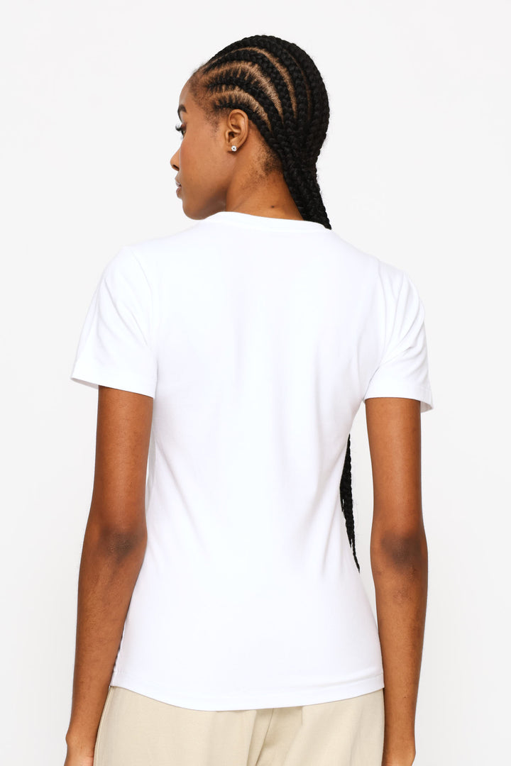 Allie Short Sleeve T-Shirt - White