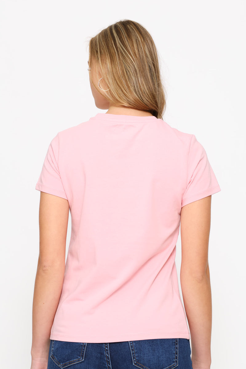 Glitter In The Dark Regular T-Shirt - Pink