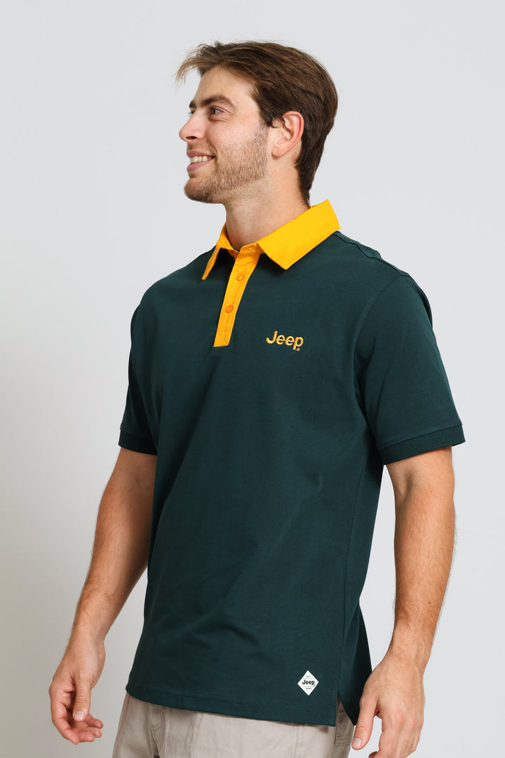 Rugby Golfer - Forest Green