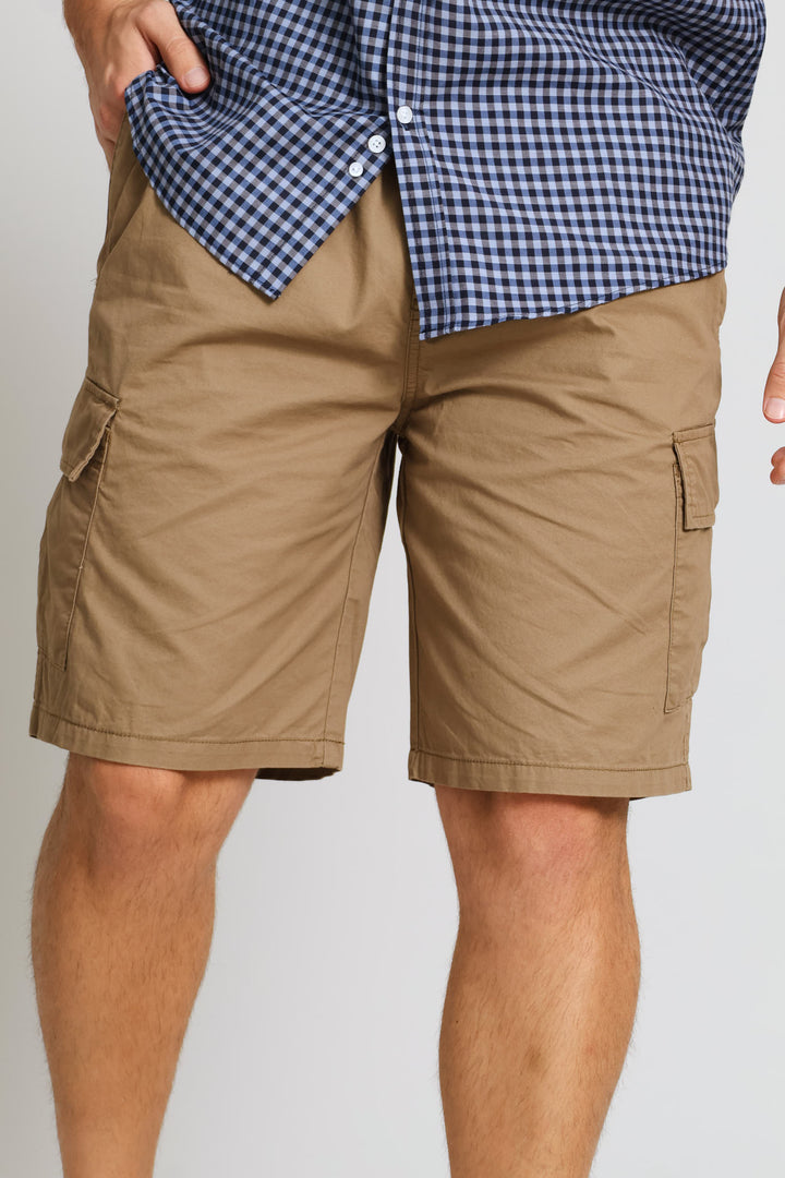 Pull On Cargo Short - Khaki