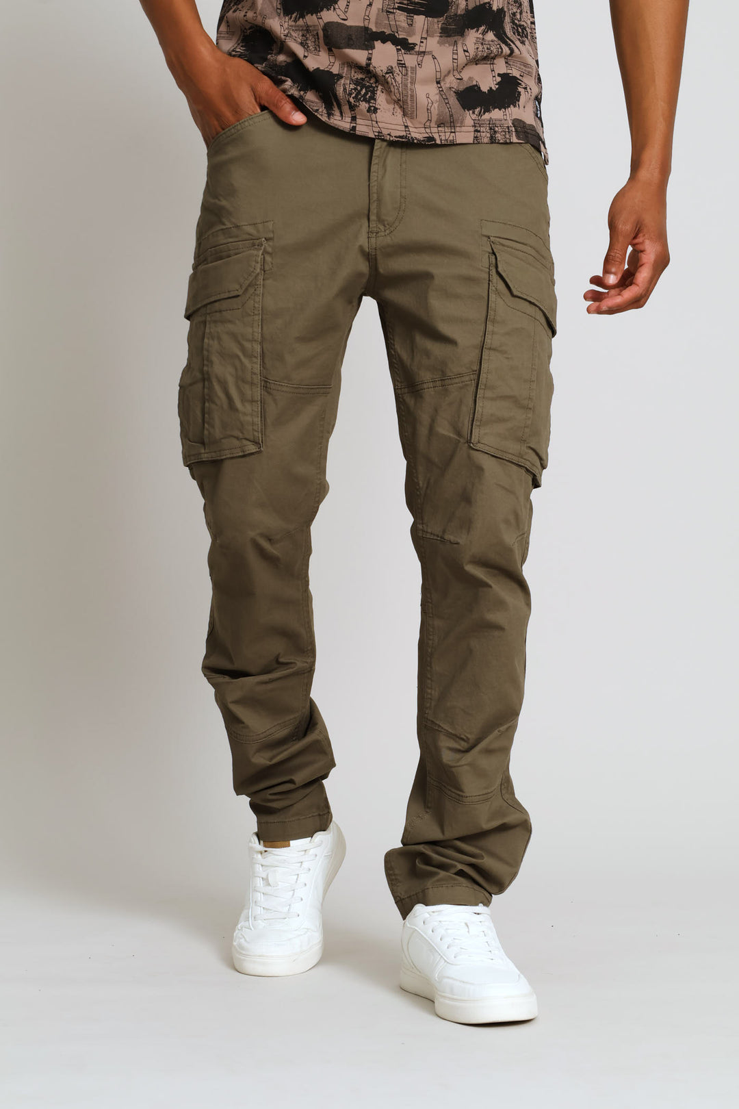 Eithan Cargo Pant - Fatigue