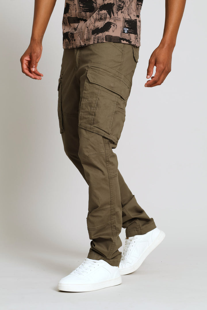 Eithan Cargo Pant - Fatigue