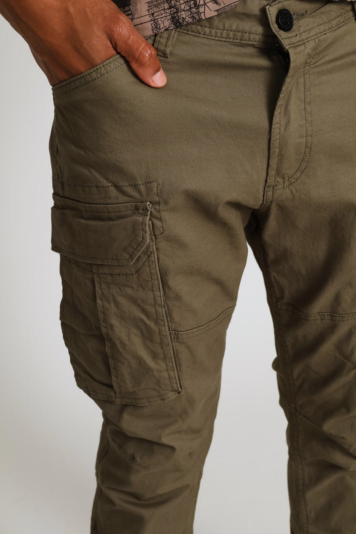 Eithan Cargo Pant - Fatigue