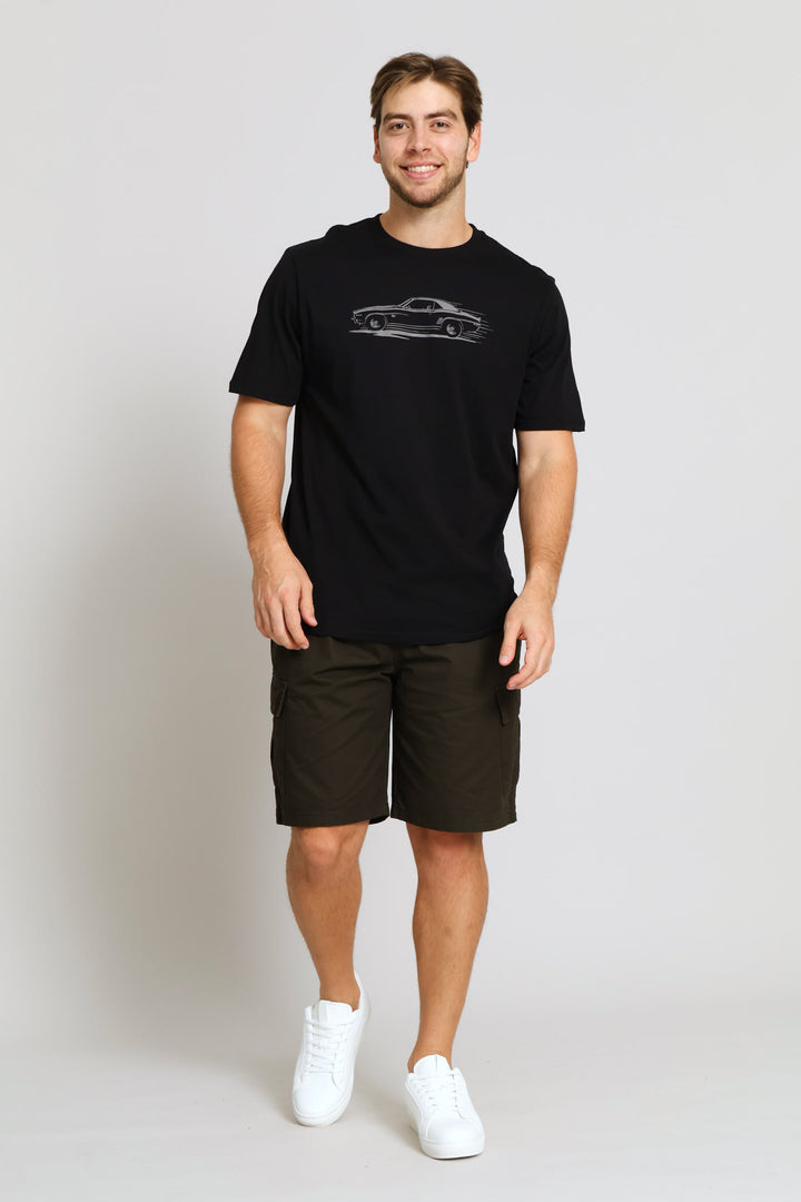 Pull On Cargo Short - Khaki