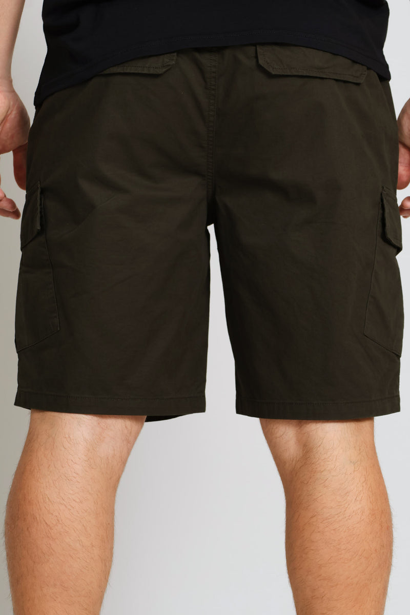 Pull On Cargo Short - Khaki