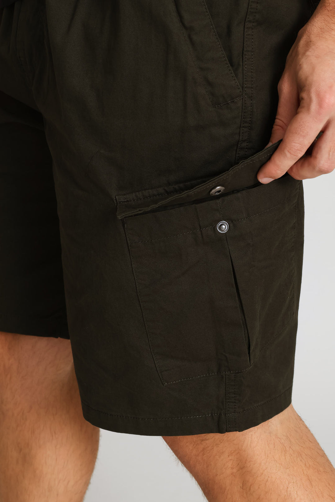Pull On Cargo Short - Khaki
