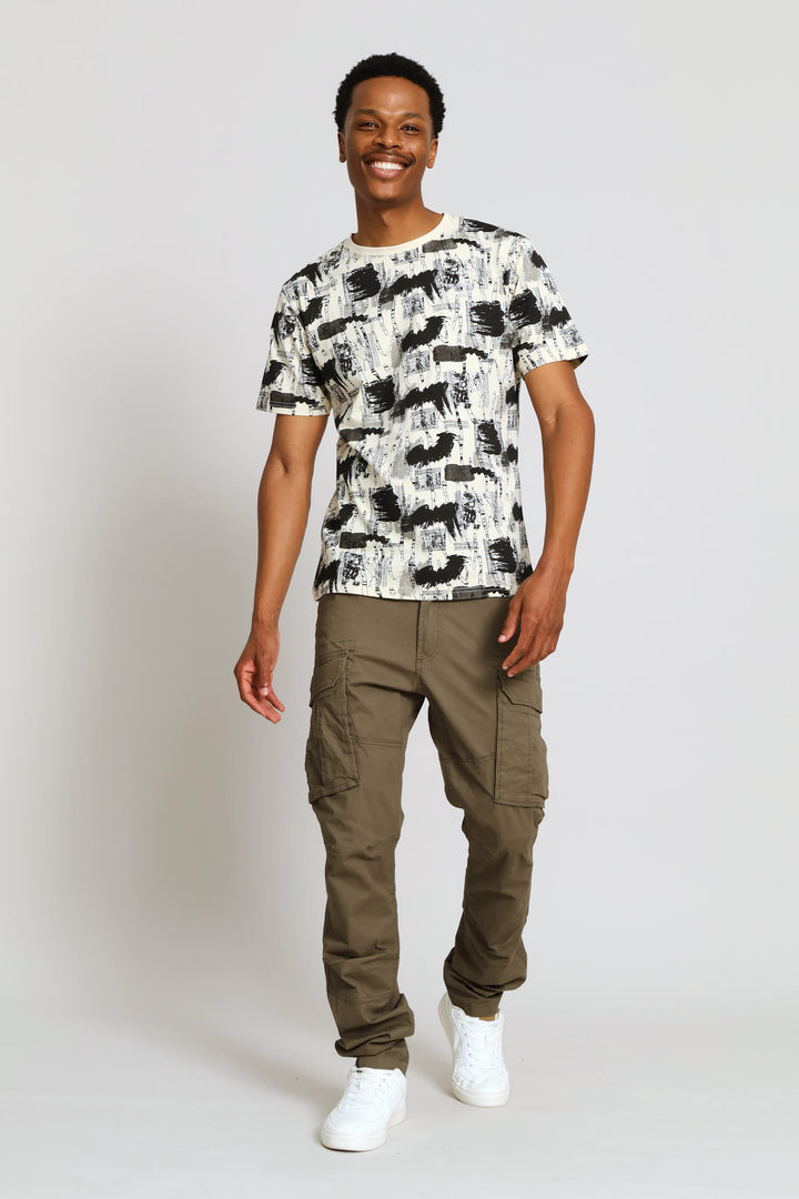 Trigon Tee - Bone