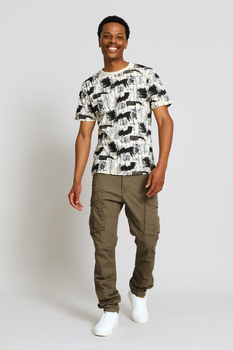 Trigon Tee - Bone