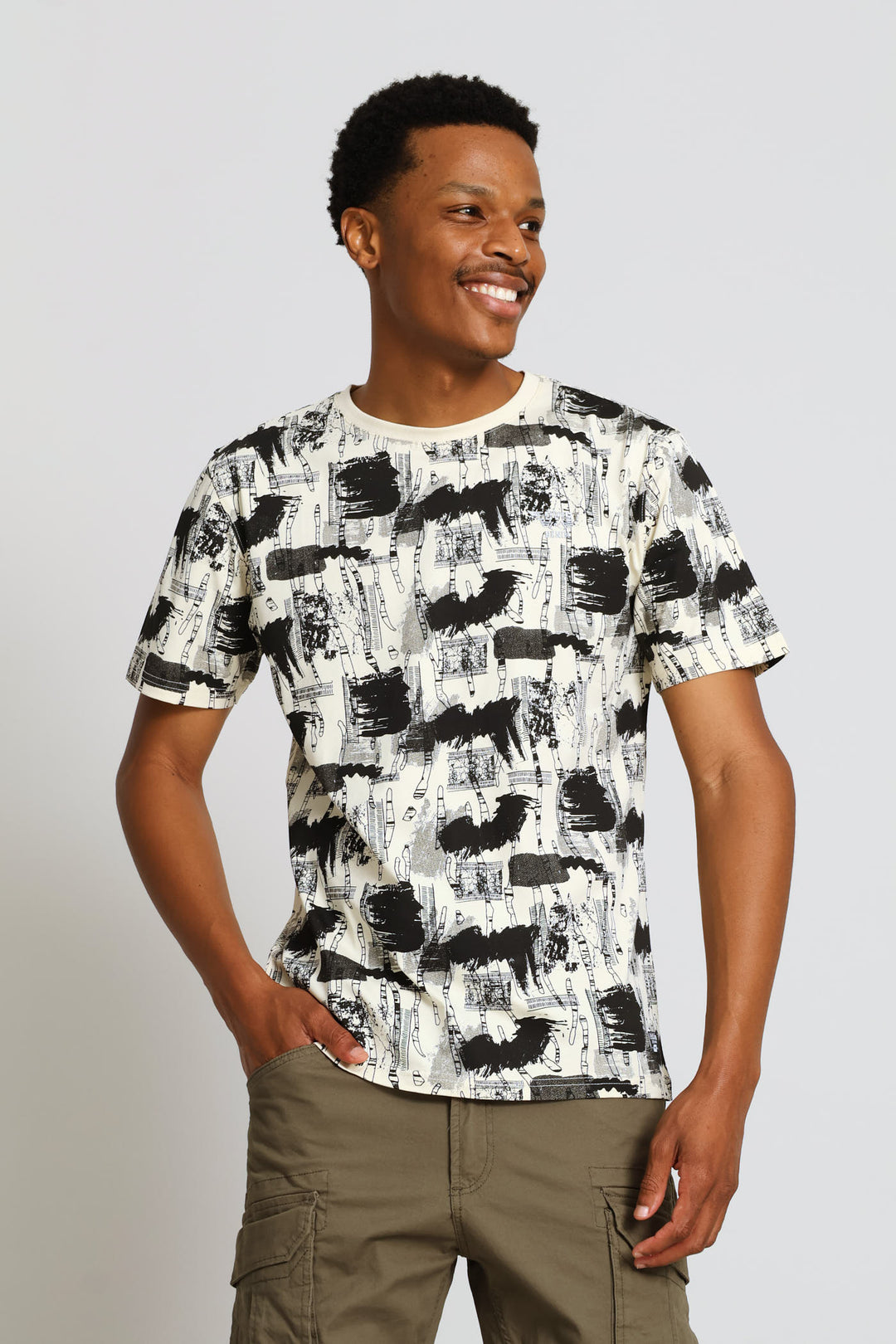 Trigon Tee - Bone