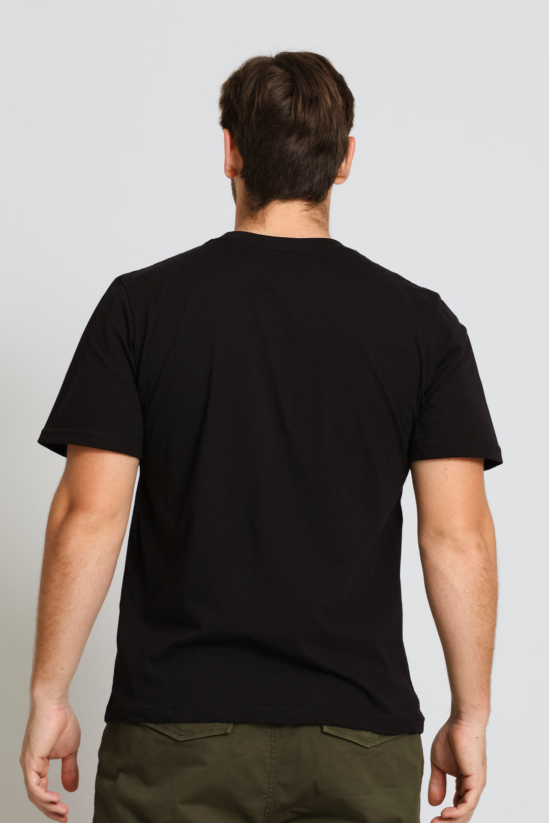 Truck Chest Print Tee - Black