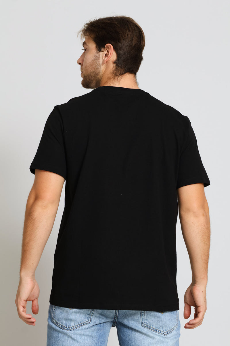 Embroidery Logo Tee - Black