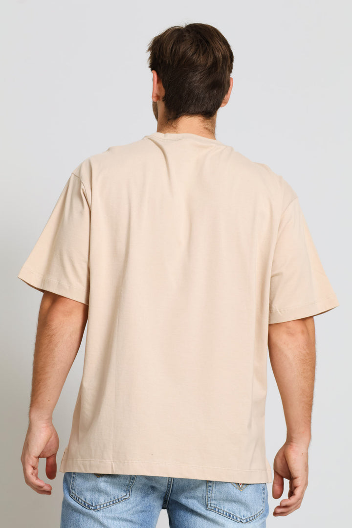 Diamante Logo Tee - Stone